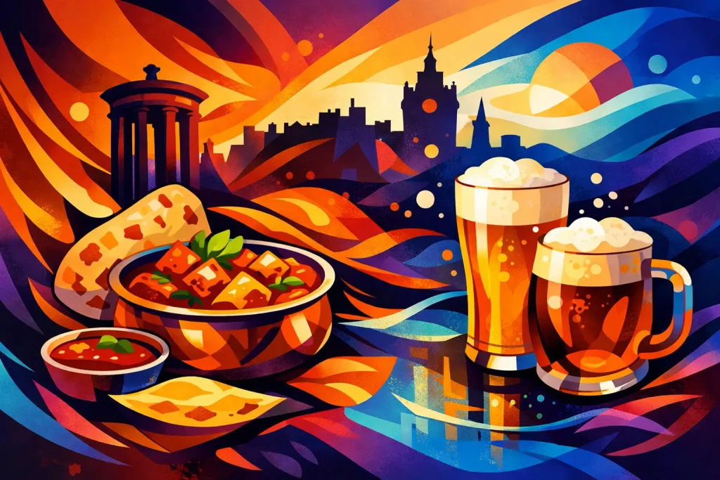 Indian Food with Beer in Edinburgh Done Right